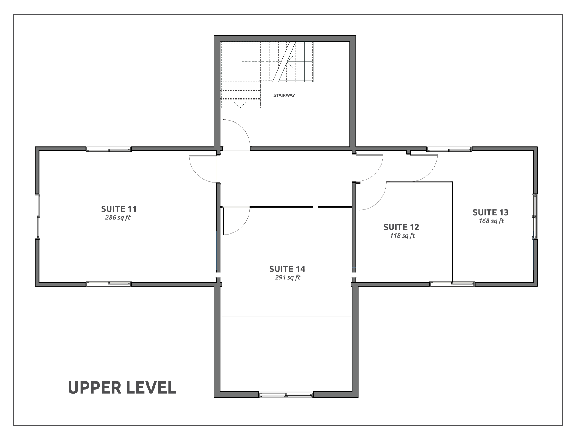 Upper Level The Prospect Executive Suites | Floor Plans - Upper Level